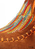 Indian Boho Feather and Fringe Boots